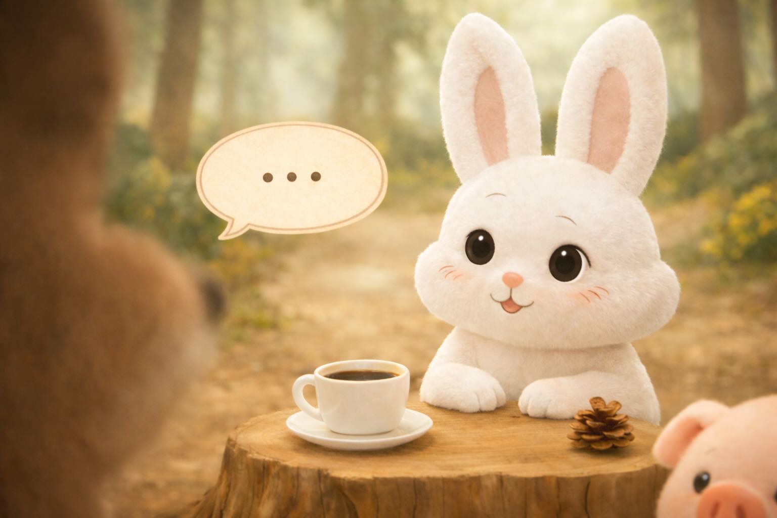 abeni, a friendly rabbit wellness companion, in conversation